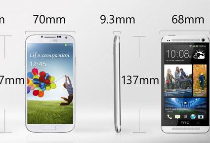 Galaxy-4s بمزاياه مقابل HTC1 بحسن أدائه: ماذا تختار؟